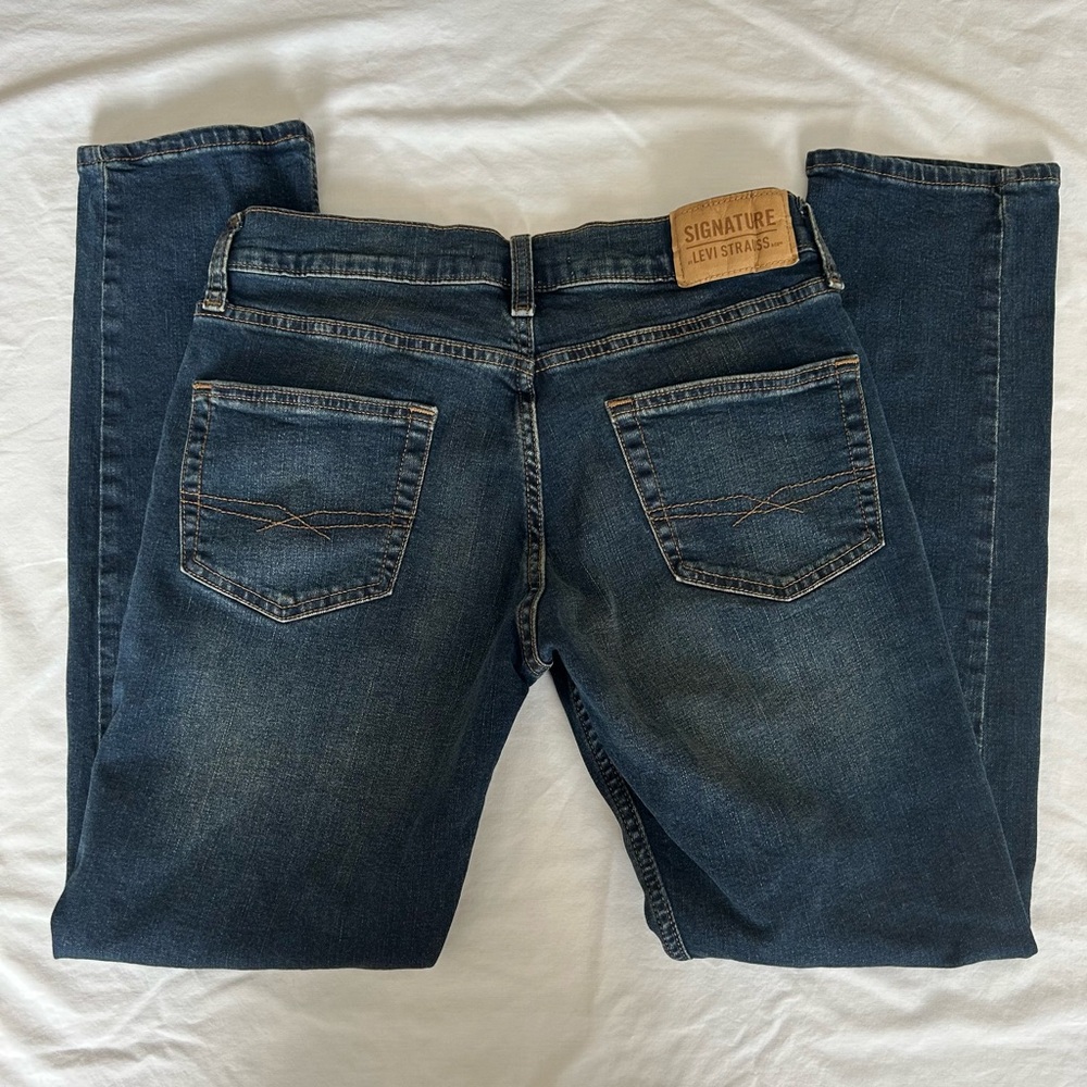Levis Signature Men's Dark Wash Jeans